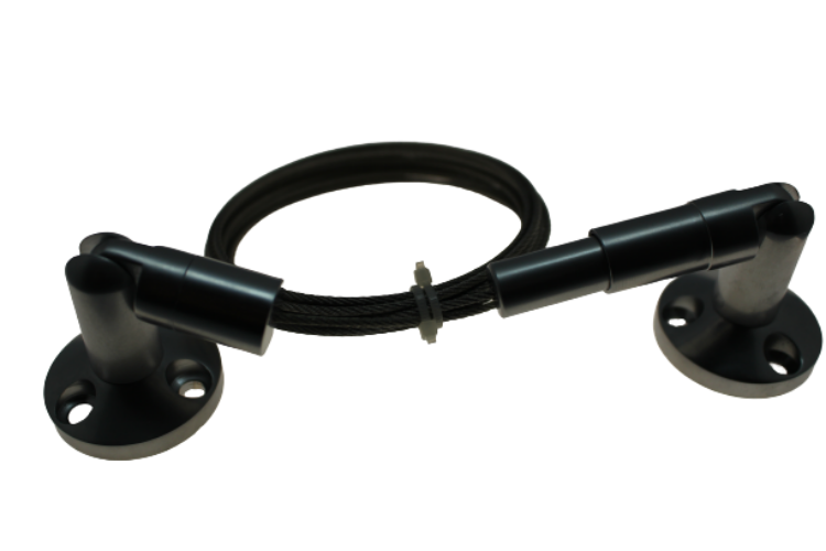 Picture of 10' Black Ceiling-Floor Cable Anchor Set