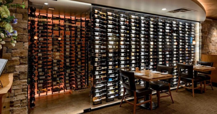 Picture of 10' W Series Matte Black Floor to Ceiling Wine Rack Frame